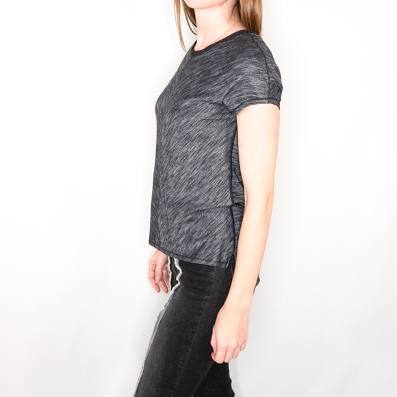 LULULEMON Dark Heather Grey Tech Tee Short Sleeve - Picture 4 of 8